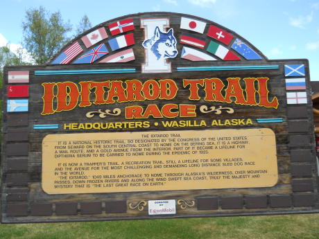 Iditarod HQ Sign