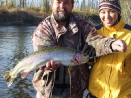 Big Alaska Rainbow Trout