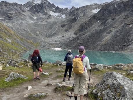 Hiking in Hatcher Pass, Alaska