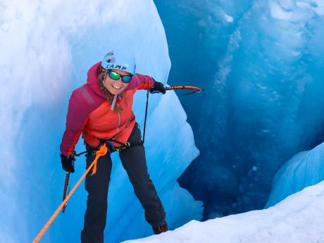 Ice climbing