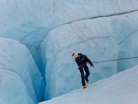 Matanuska Glacier Backcountry Ice Climb