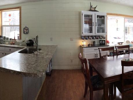 Main Lodge Kitchen and Dining area