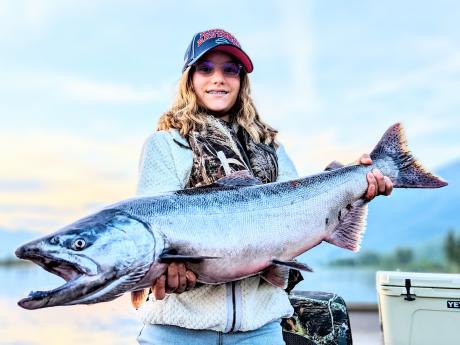 King Chinook Salmon fishing Anchorage Fishing Mat-su Fishing Kids fishing river fishing