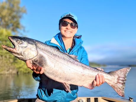 King Chinook Salmon fishing Anchorage Fishing Mat-su Fishing Kids fishing river fishing