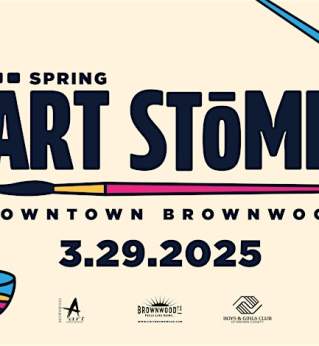 Spring Art Stomp announced for March 29th in Downtown Brownwood