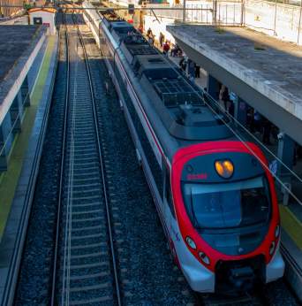 En tren Benalmádena