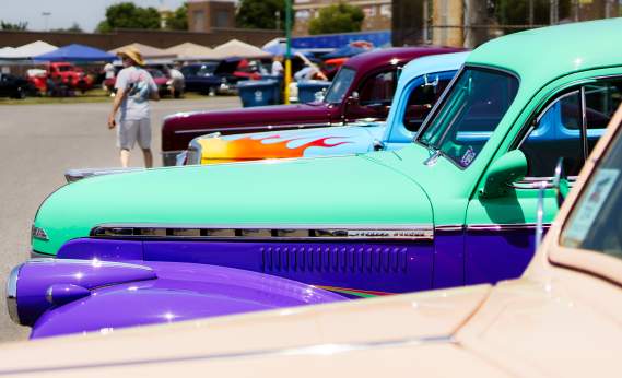 Classic Cars at the Annual Street Rod Event in York County, PA