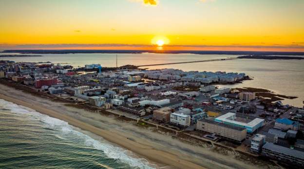 ocean city sunset
