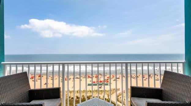 Hotel balcony view