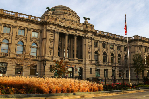 exterior view of the Milwaukee Public Library Central Branch