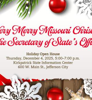 A Very Merry Missouri Christmas: Holiday Open House at SOS