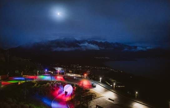 Skyline Queenstown Night Luge in Winter