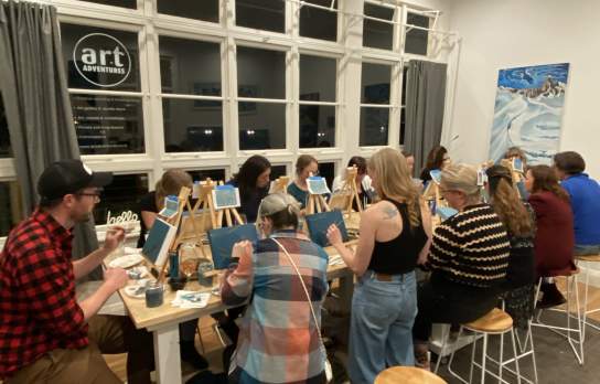 Art Adventures Paint & Sip Night at Country Lane