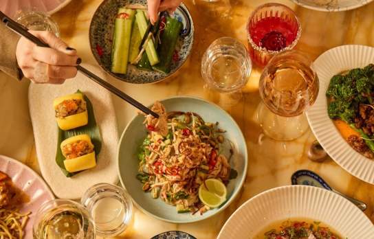 A delicious spread of modern Chinese share plates at Billy's, Ayrburn