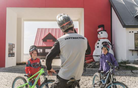 Kids Mountain Biking Lessons at Cardrona