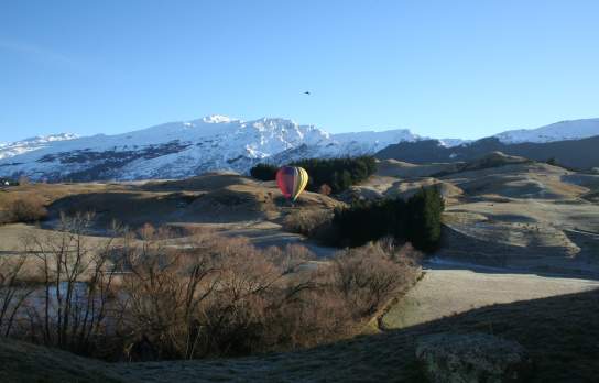 Hot Air Balloon from Garden