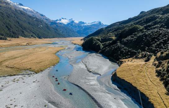 Packrafting in the Rees Valley