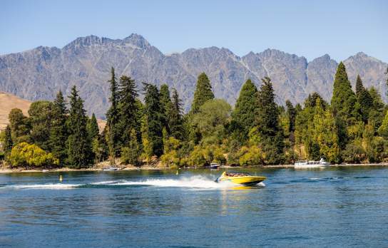 KJet in Queenstown Bay
