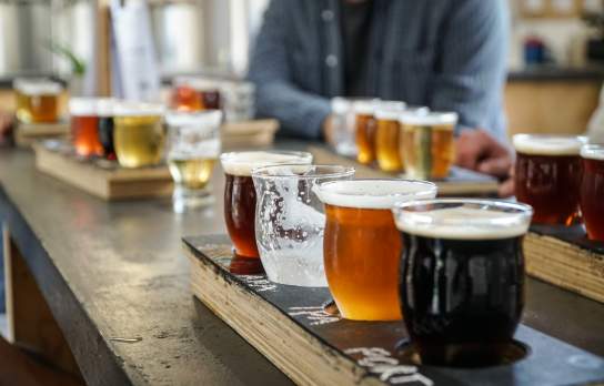 Queenstown Beer Tours tasting paddle