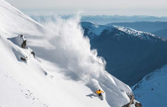 Blake Marshall Skiing at The Remarkables