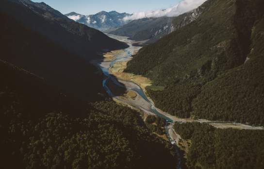 The Siberia Experience flying over Mount Aspiring National Park