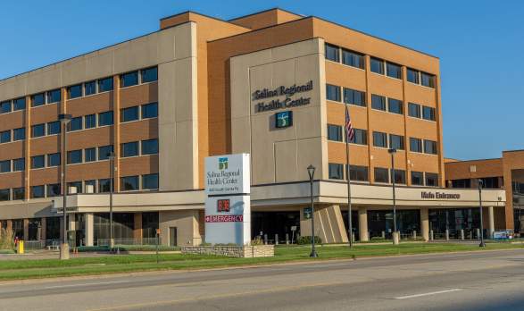 Exterior of Salina Regional Health Center building