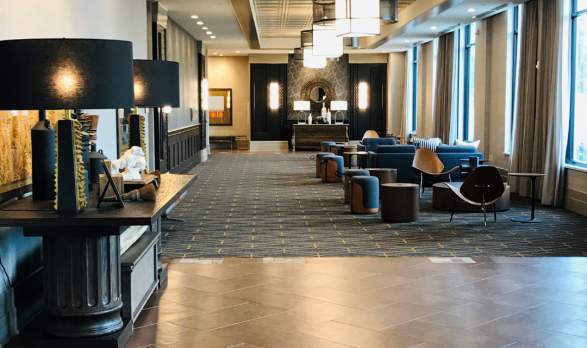 Hotel lobby