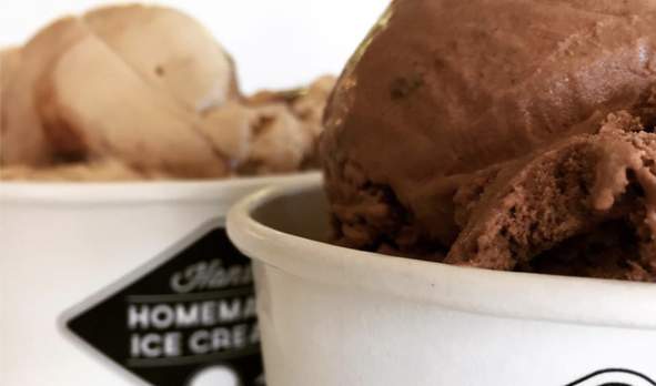 Han's Homemade Ice Cream at the Anaheim Packing House