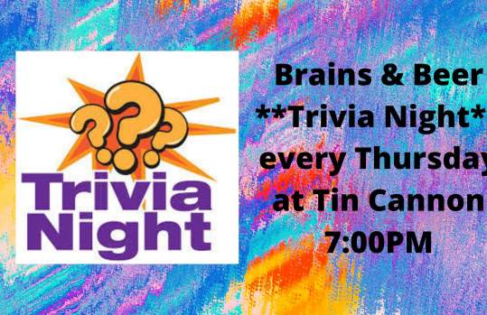 Brains & Beer Trivia Night Every Thursday