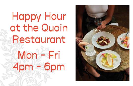 Happy Hour At the Quoin Hotel
