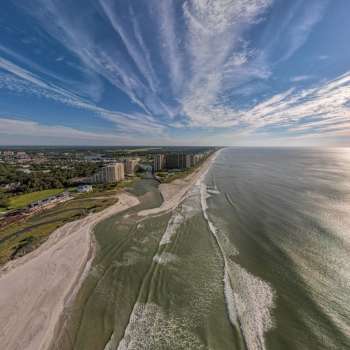 Beach coastline