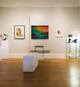 Spruill Gallery Interior with Art