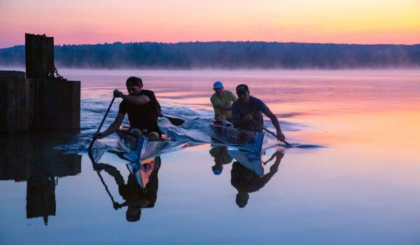 AuSable Canoe Marathon at Night
