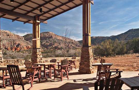 THE MACK DICK PAVILION AT PALO DURO CANYON STATE PARK