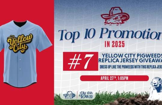 Yellow City Pigweeds Day & Replica Jersey Giveaway