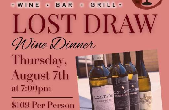 Lost Draw Wine Dinner