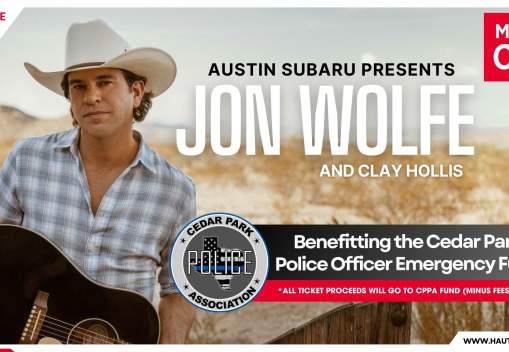 Jon Wolfe and Clay Hollis (Benefitting the Cedar Park Police Officer Emergency Fund)
