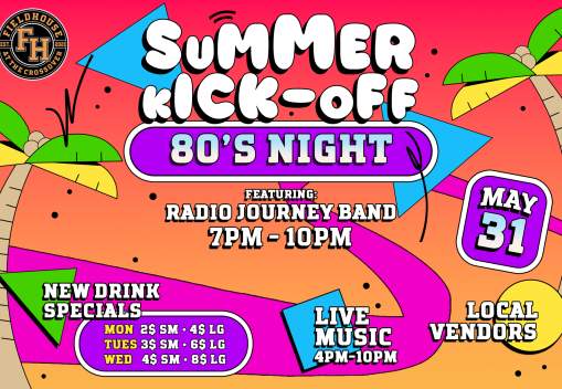 Summer Kick-off 80's Night with Radio Journey Band