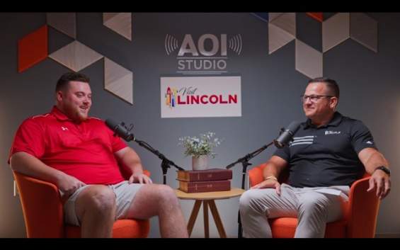 Sam Lesoing with Lincoln Sports Foundation