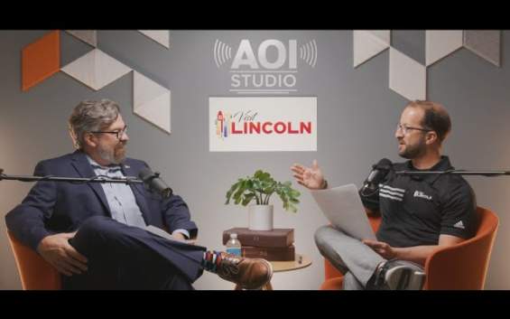 Lincoln Visits with Evan Killeen with Lincoln Children's Zoo