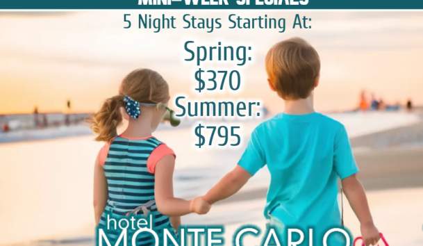 Mini Week Specials at Hotel Monte Carlo