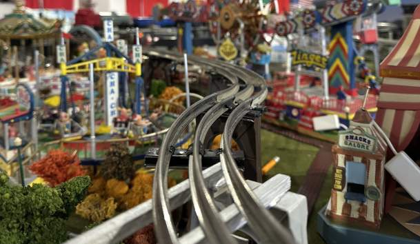 Holiday Train Garden Display