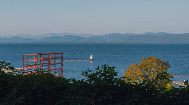 Moran Frame with Lake Champlain