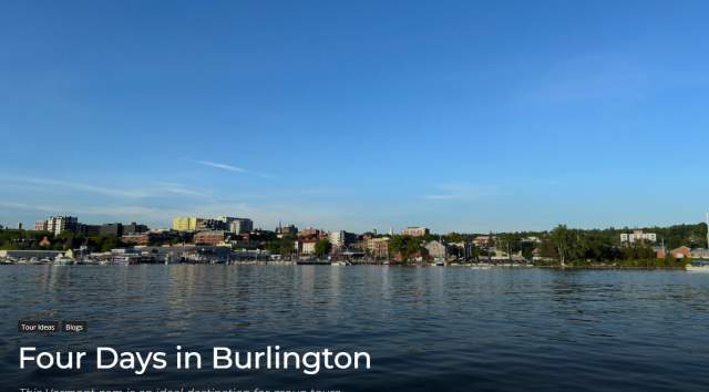 Four Days in Burlington