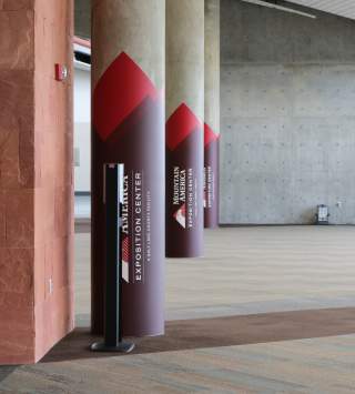 Hallway at Mountain America Expo Center