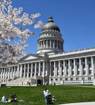 Springtime on the Capitol Grounds in April