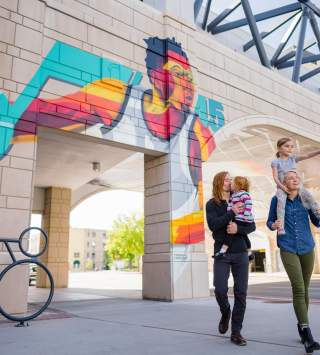Family at The Gateway