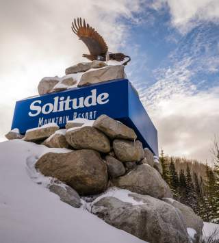 Solitude Mountain Resort provides notable expert terrain as well as plenty of options for beginner and intermediate skiers.