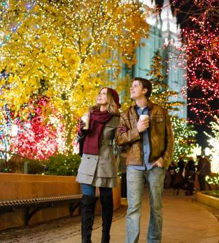 See the Temple Square Lights in downtown Salt Lake