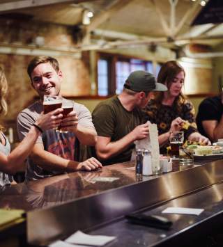 Friends at Desert Edge Brewery